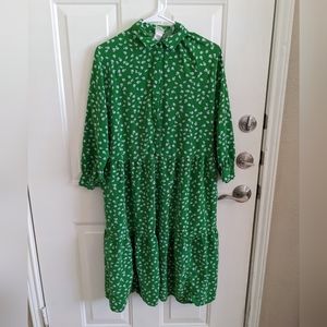 H&M Button Down Midi Dress